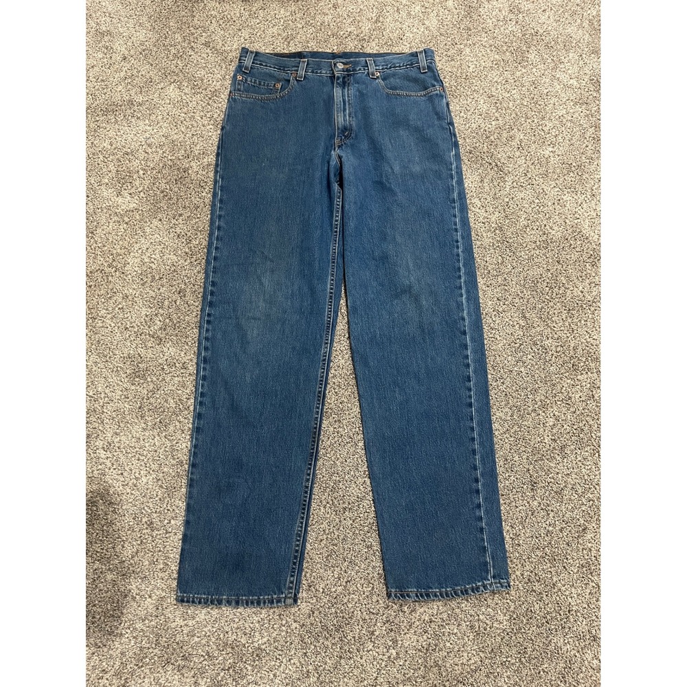 Vintage Levis 550 Relaxed Fit Jeans Mens 36x34 Blue Denim Made in USA 0602